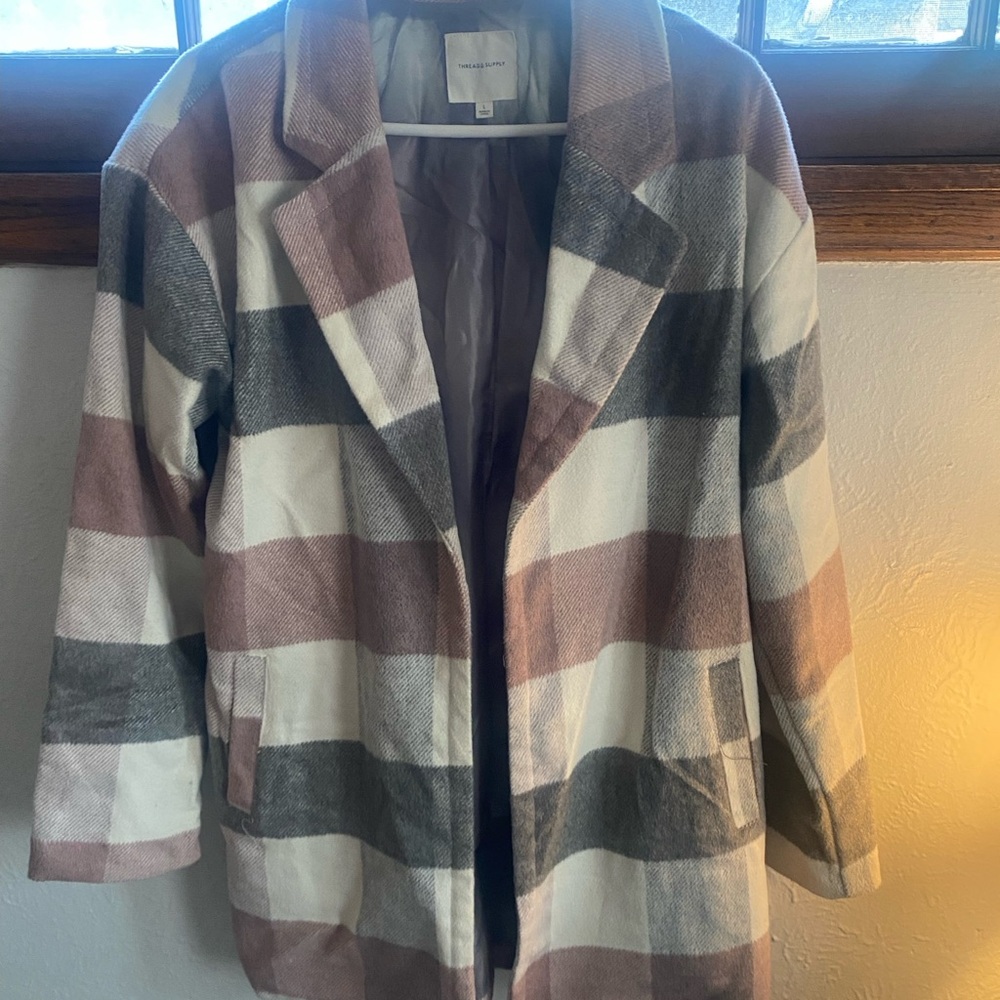 Thread & Supply plaid Women's Coat